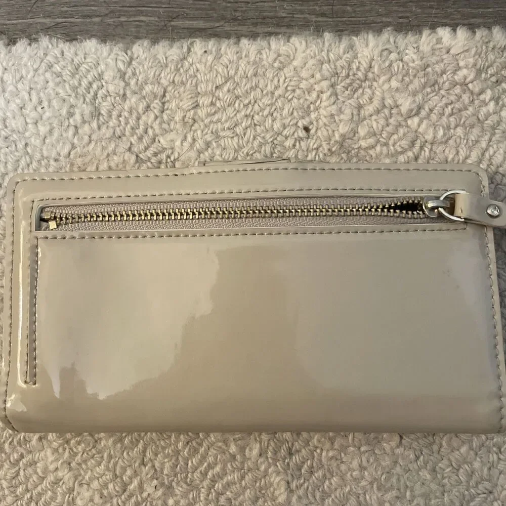 Kate Spade New York Montford Park Stacy Wallet Smooth Patent Cream